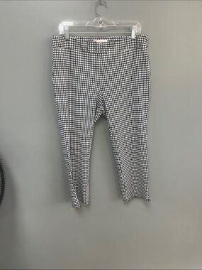 Jude Connally Navy and White Houndstooth Pants